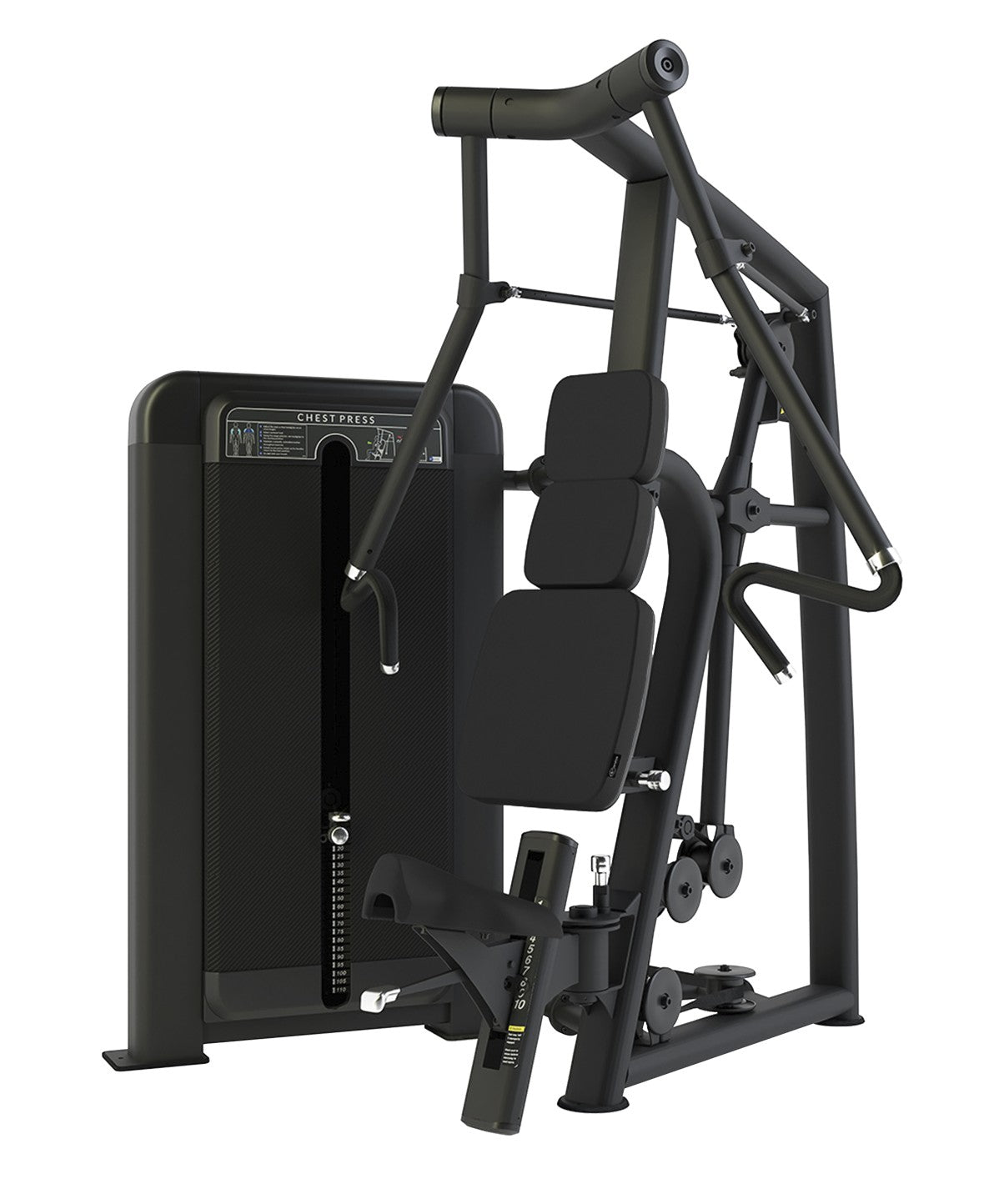 Club Line Chest Press (Converging Axis) Weight Stack Tower - 1