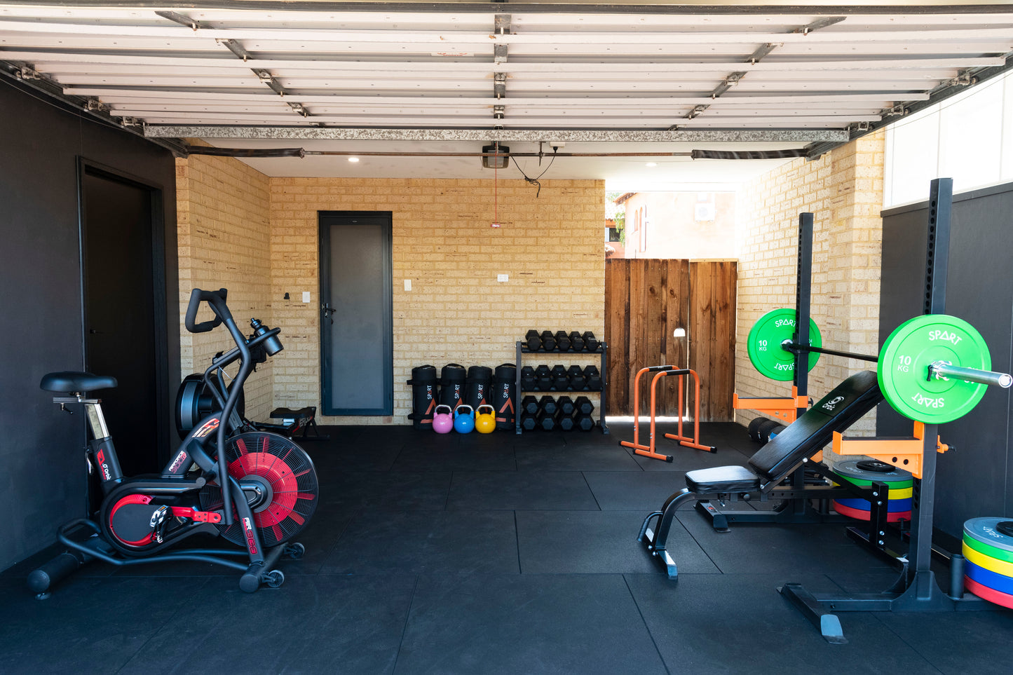 Rubber Floor Tiles - Set of 6 - 2