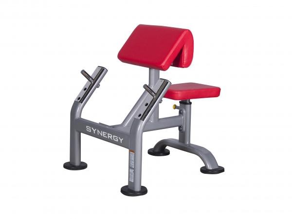Synergy S2-4-PCB Seated Preacher Curl bench - 1