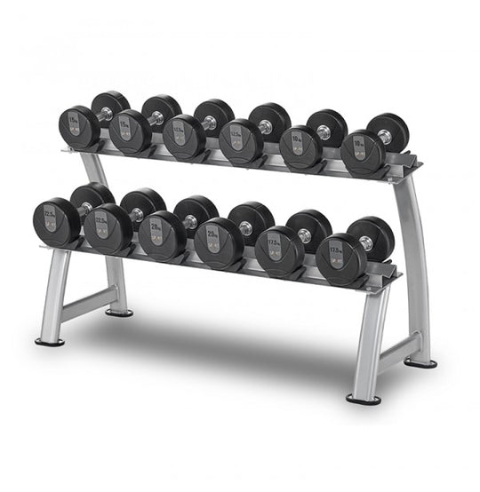 Double Tier Dumbbell Rack - 6 Pair - 1