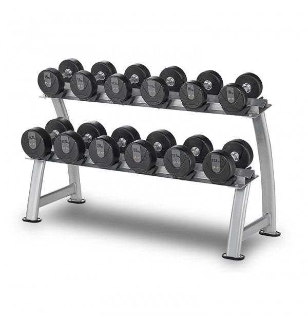 Double Tier Dumbbell Rack - 6 Pair - 1
