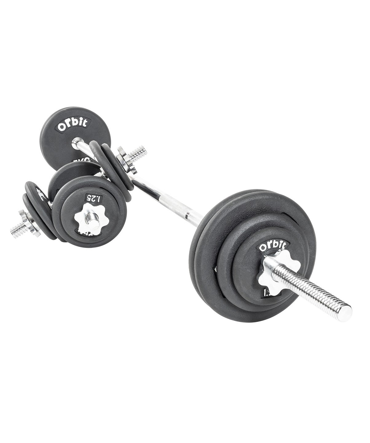 50kg Dumbbell and Barbell Weight Set - 2