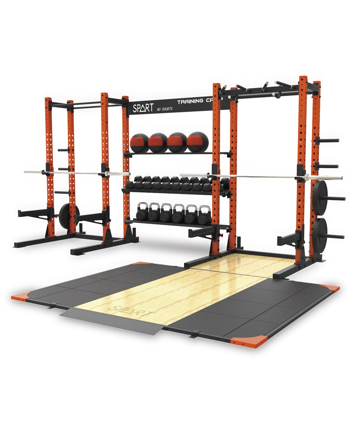 Buy Online Spart Dual Power Rack – Orbit Fitness