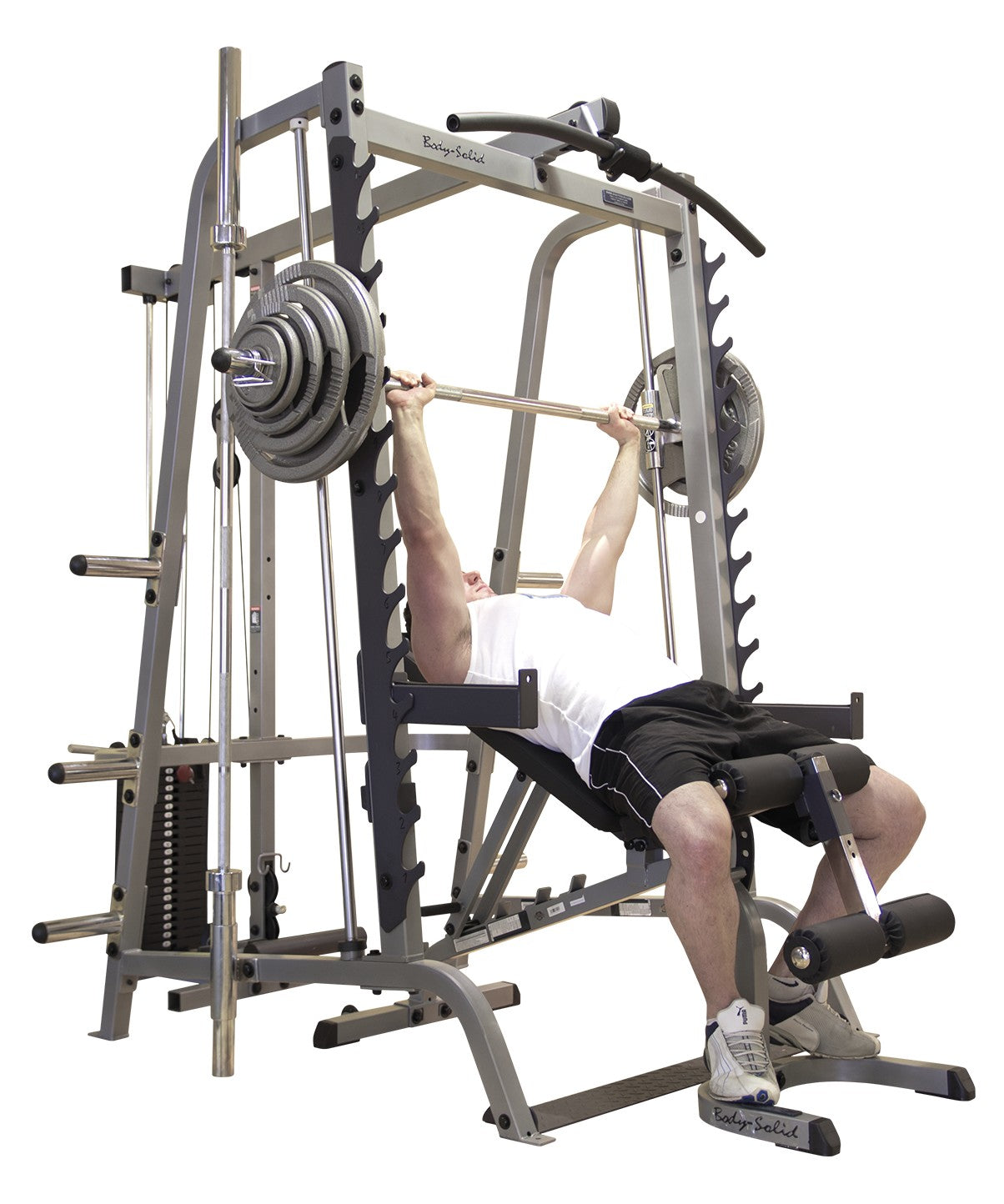 BodySolid Series 7 Smith Machine & Half Rack | Orbit Fitness