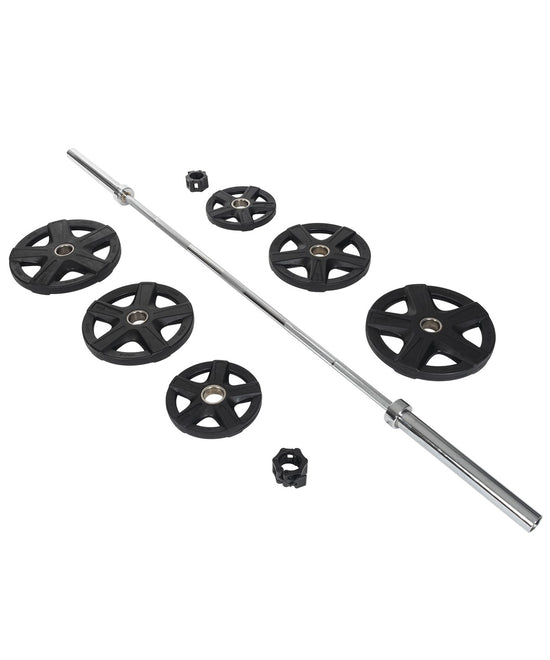 70kg Olympic Weight Package Deal - Rubber Coated - 2