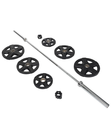70kg Olympic Weight Package Deal - Rubber Coated - 2