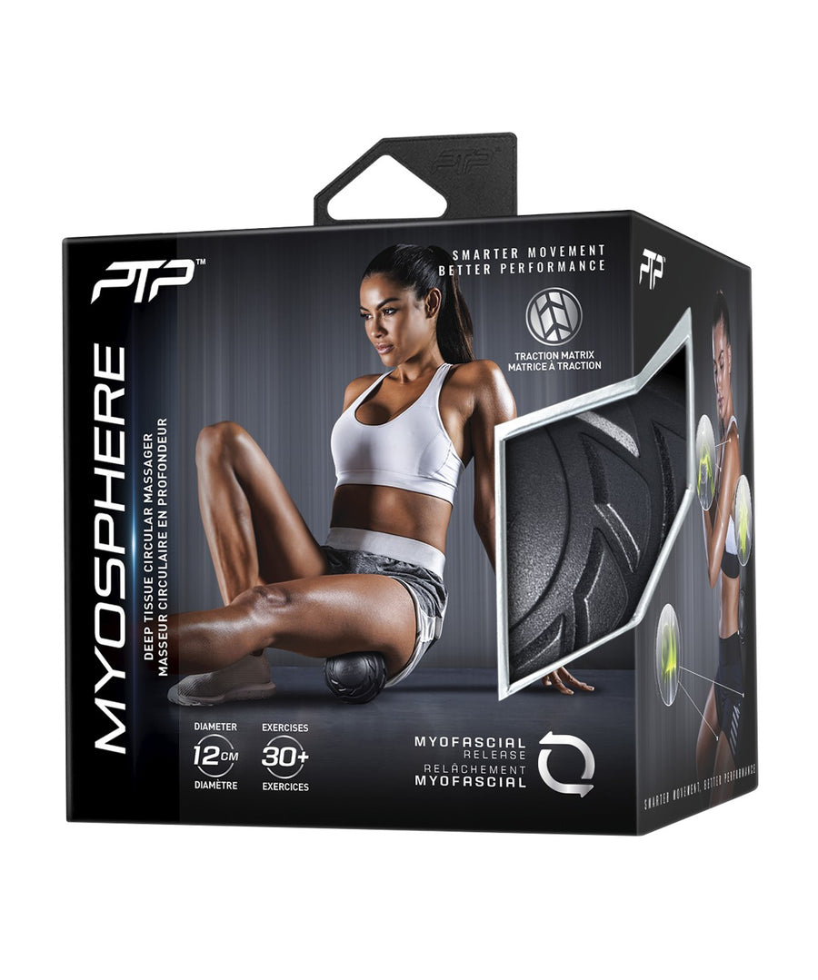 Myosphere Deep Tissue Massage Ball - Black - 3