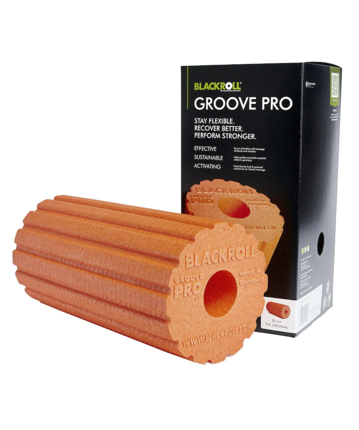 Groove Pro (Hard) Foam Roller - ORANGE - 2