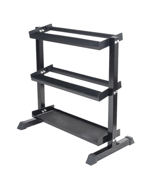 Modular Horizontal Dumbbell and Kettlebell Rack HDR2TIER_HDR3 - 1