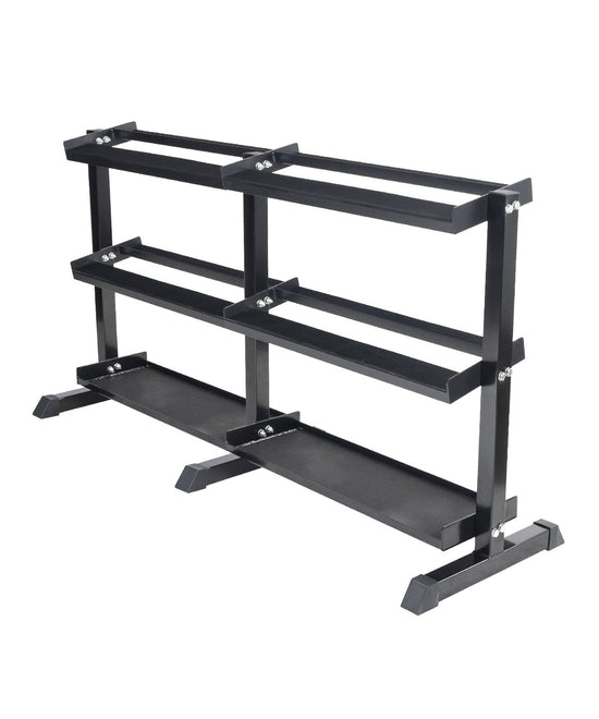 Modular Horizontal Dumbbell Rack and Kettlebell Rack HDR4TIER_HDR3 - 1