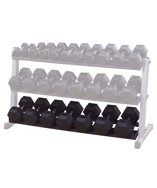BodySolid 3rd Tier for GDR60 Dumbbell Rack - 1