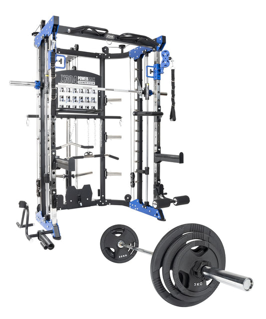 PowerMAX X304 with 70kg Olympic Package Deal - Cast Iron