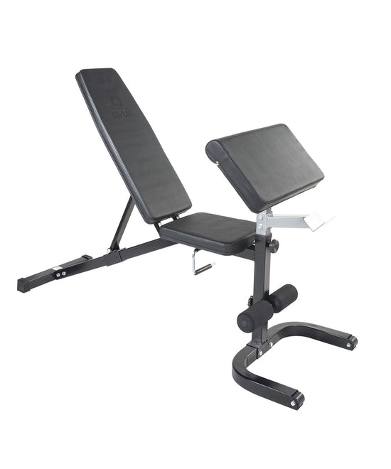 Flat / Incline / Decline Bench with Leg Developer and Arm Curl Attachments OBB-FID-3PKG - 2
