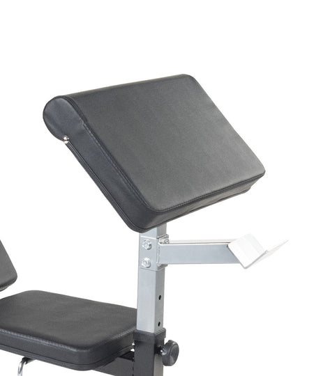 Flat / Incline / Decline Bench with Leg Developer and Arm Curl Attachments OBB-FID-3PKG - 8