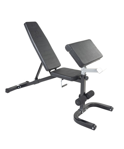 Flat / Incline / Decline Bench with Leg Developer and Arm Curl Attachments - 2