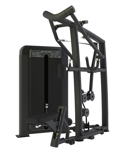 Club Line Seated Row (Converging Axis / Independent Arm) Weight Stack Tower