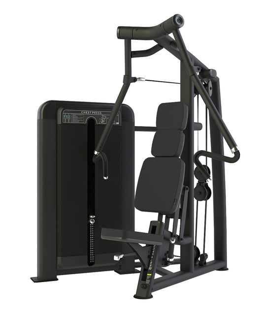 Club Line Chest Press (Converging Axis / Independent Arm) Weight Stack Tower - 1