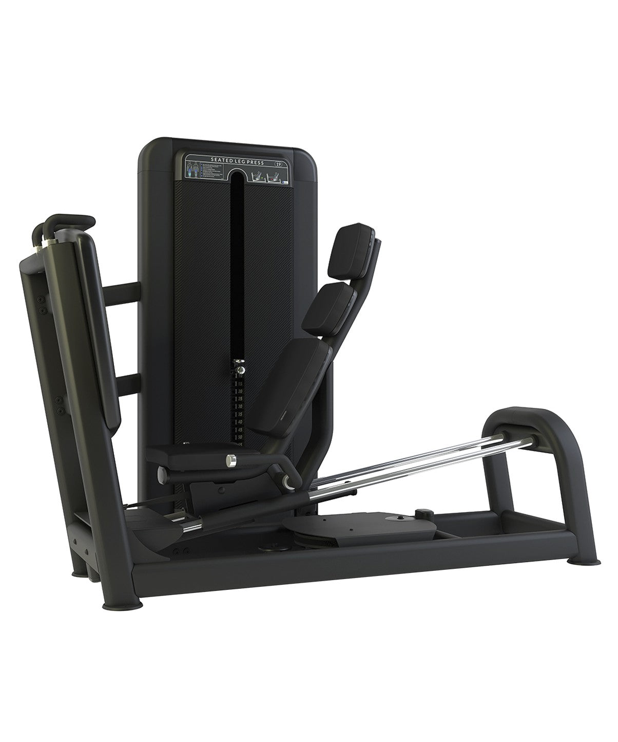 Club Line Seated Leg Press Weight Stack Tower