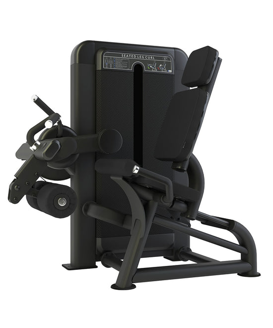 Club Line Seated Leg Curl Weight Stack Tower - 1