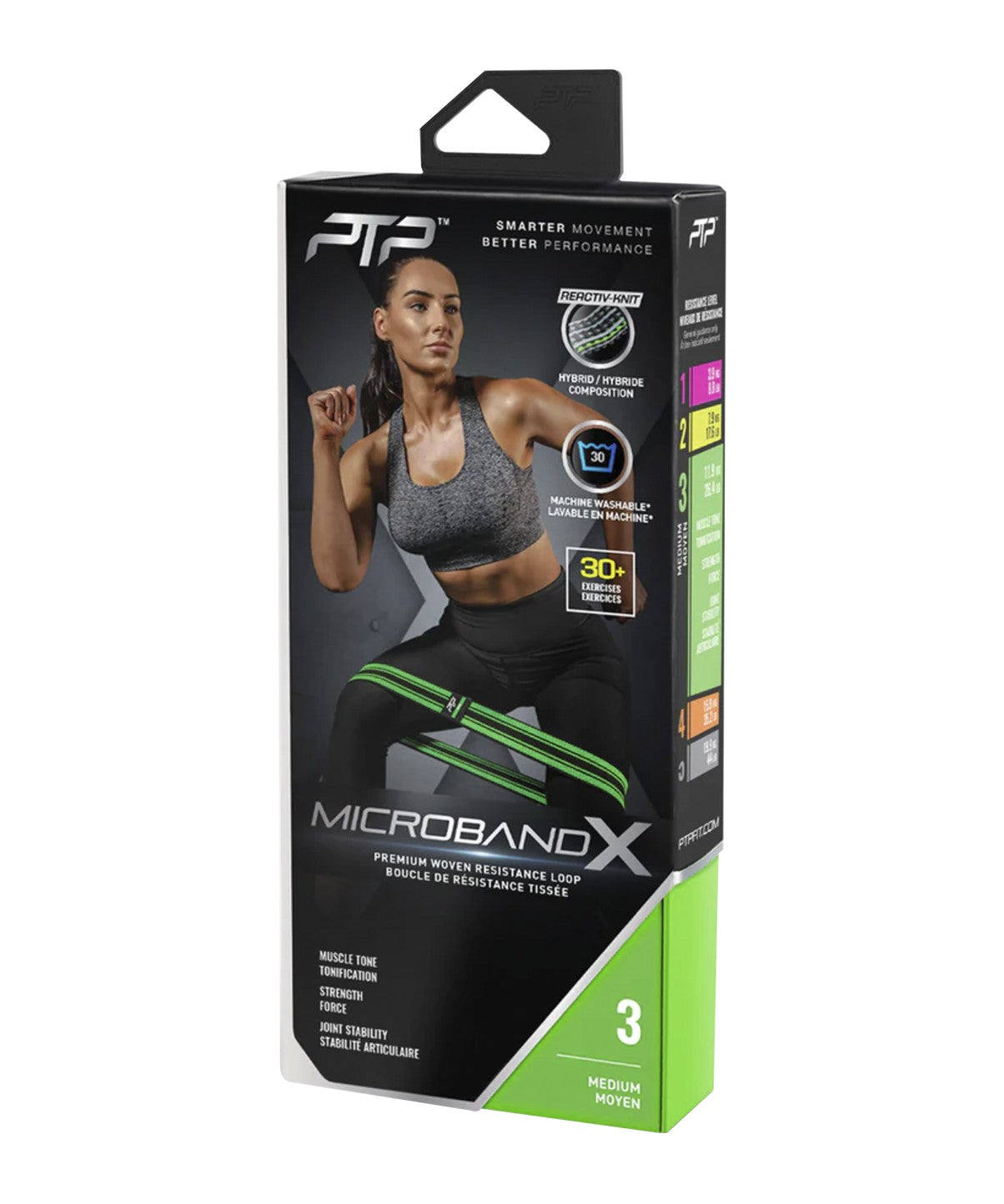 Microband X Medium Premium Woven Resistance Band - 2