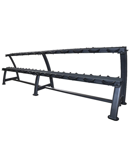SPART Double Tier Dumbell Rack - 12 Pair - 1
