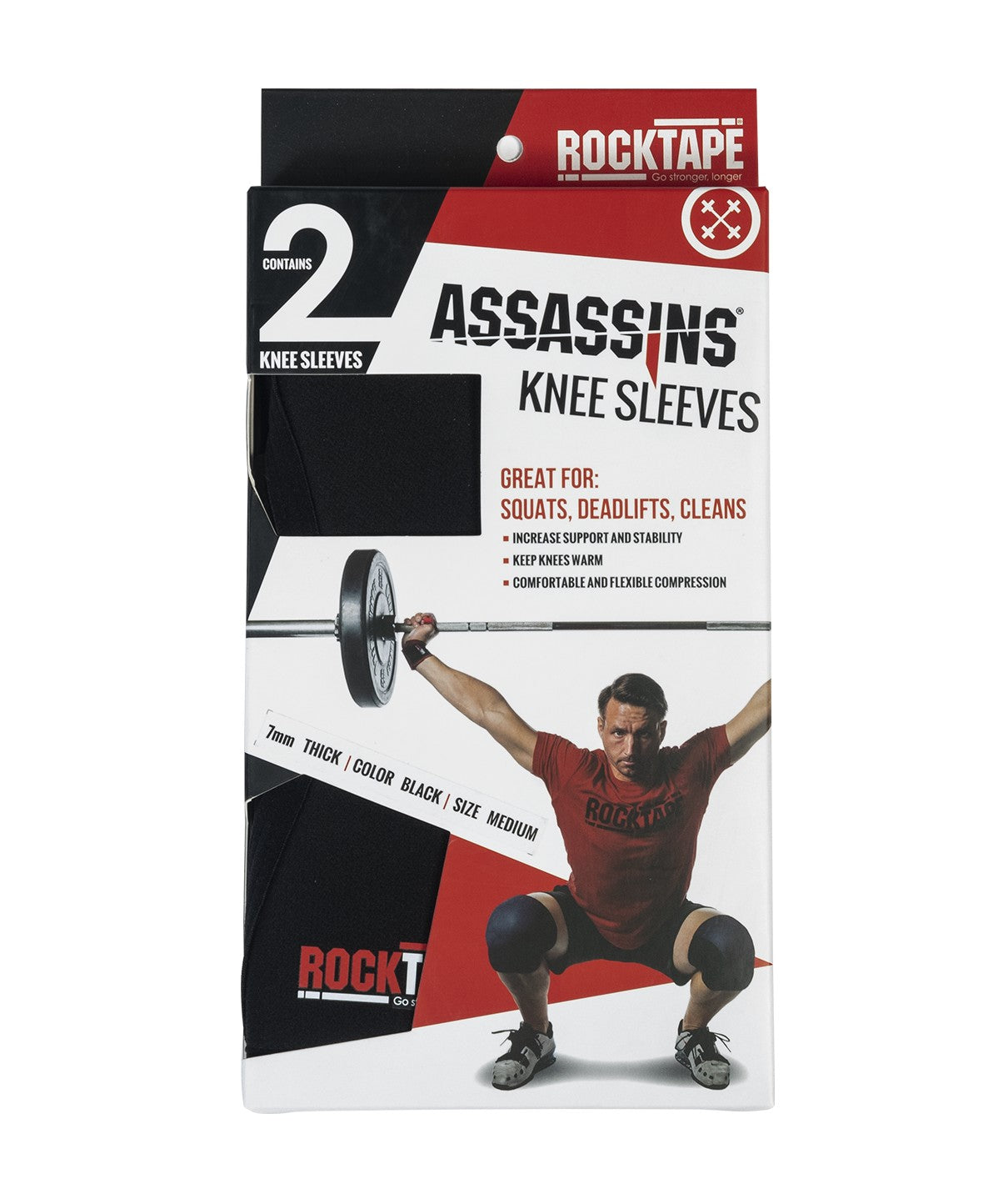 Assassins 7mm Knee Sleeves - 3