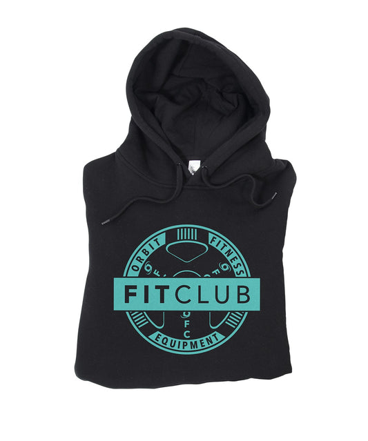 Orbit FitClub Hoodie Unisex - Black