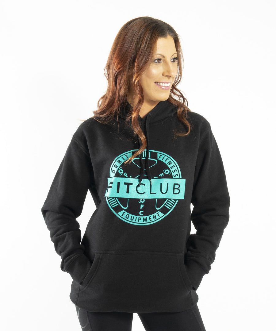 Orbit FitClub Hoodie Unisex - Black - 3