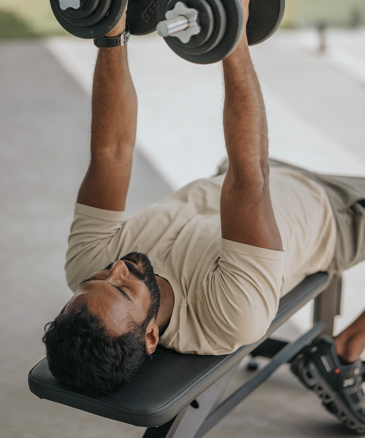 FitClub Bench with 21kg Dumbbell Set - 3