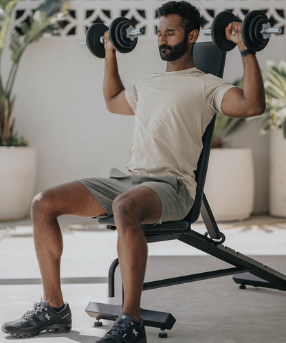 FitClub Bench with 21kg Dumbbell Set - 2