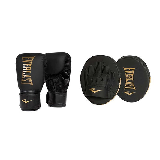 Tempo Black Glove and Mitt Combo