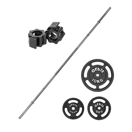 Orbit Standard 50kg Barbell Package Deal - 1