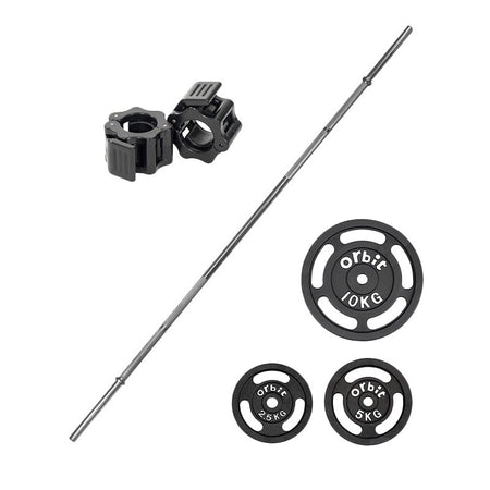 Orbit Standard 50kg Barbell Package Deal - 1