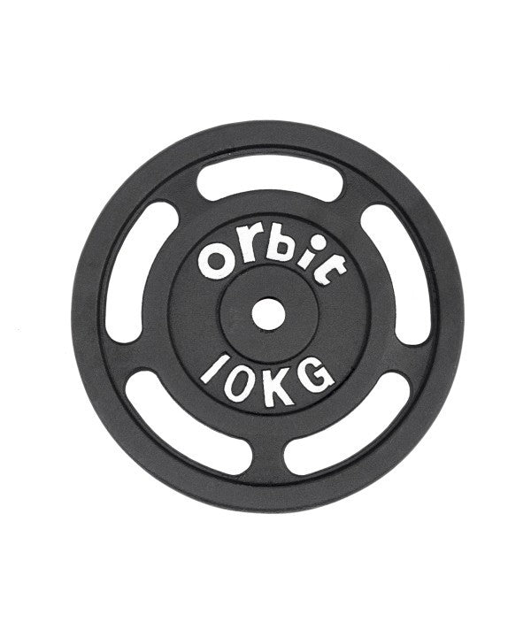 Standard Black Metal 10kg Weight Plate