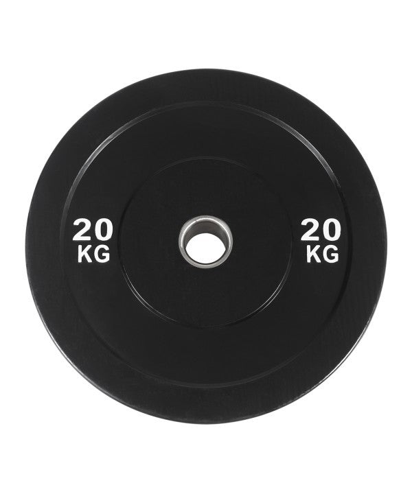 20kg Black Heavy Duty Bumper Plates