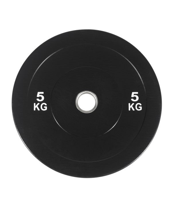 5kg Black Heavy Duty Bumper Plates