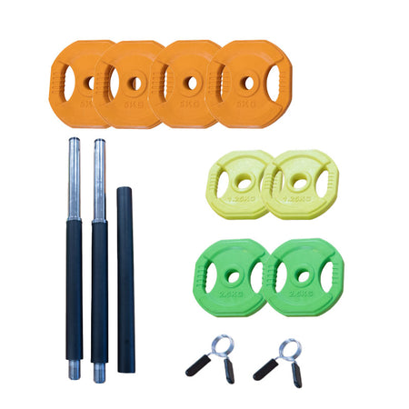 Orbit Cardio Pump Set Package with Extra 5kg Plates