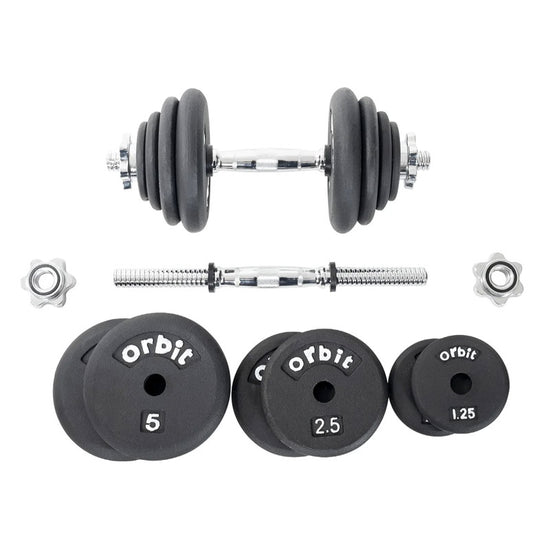 39kg Dumbbell Set - Spin Lock