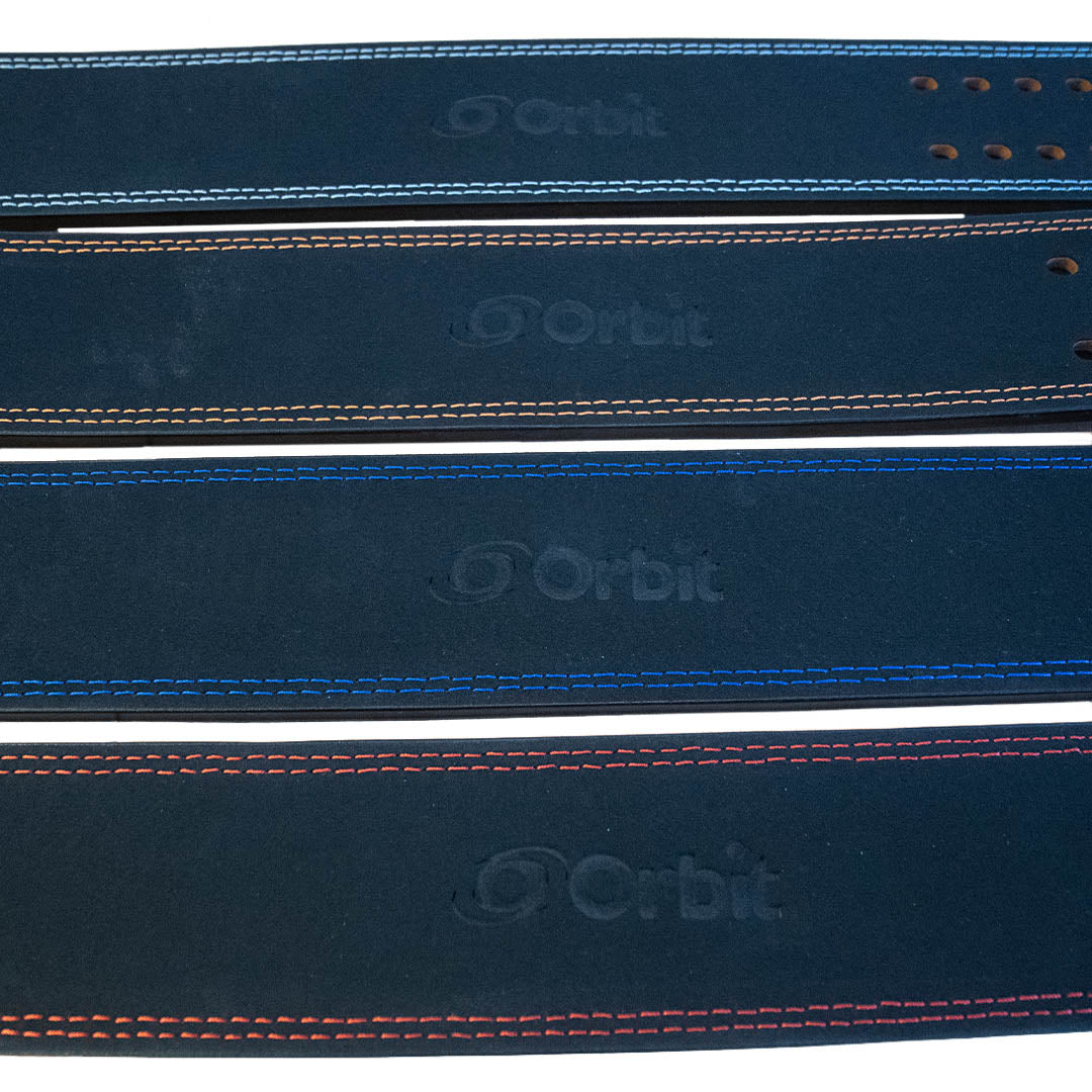Orbit 10mm Lever Belt - Black Leather Double Buckle