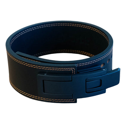 Orbit 10mm Lever Belt - Black Leather Double Buckle
