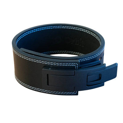 Orbit 10mm Lever Belt - Black Leather Double Buckle