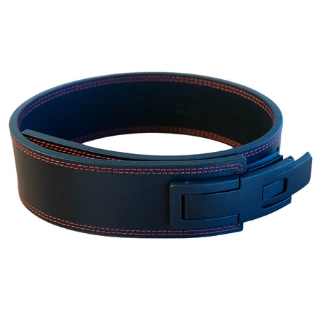 Orbit 10mm Lever Belt - Black Leather Double Buckle