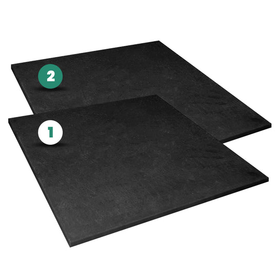 Rubber Floor Tiles - Set of 2 - 1