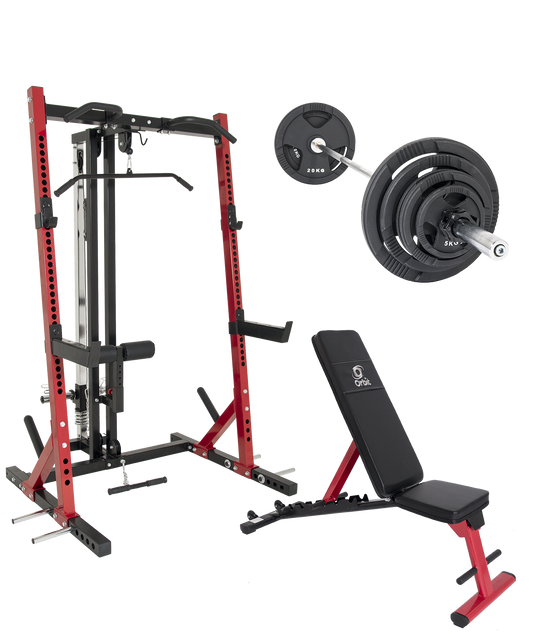 OBB007R_PKG_K Max Squat Rack Package