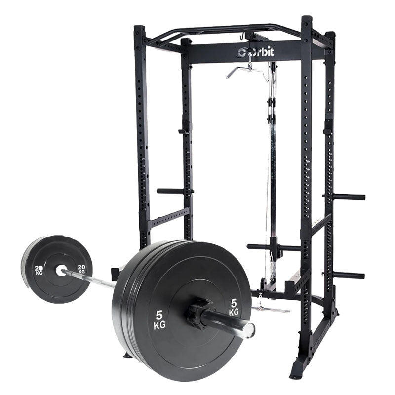 Max Power Rack Package with 80KG Bumper Package