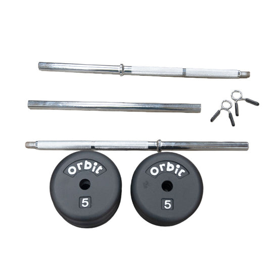 3 Piece Barbell Set 46.6KG Package