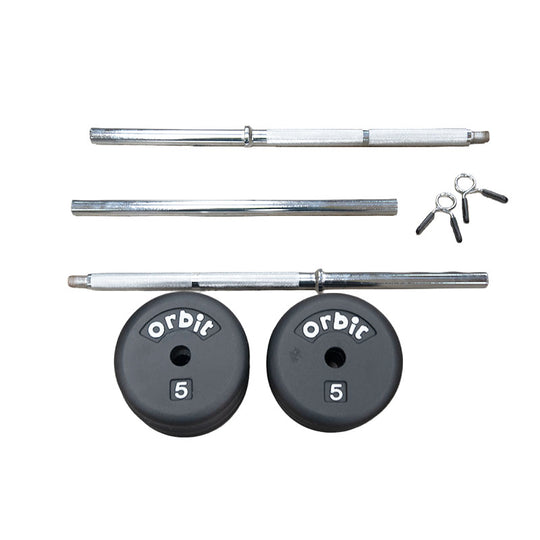 3 Piece Barbell Set 46.6KG Package