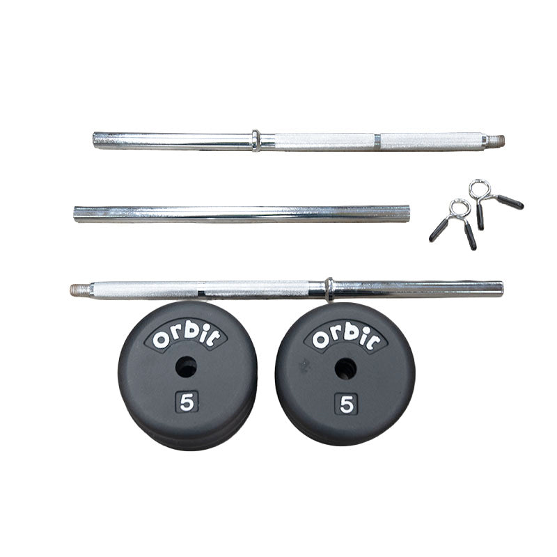 3 Piece Barbell Set 46.6KG Package