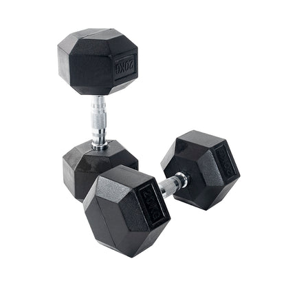 Rubber Hex Dumbbells