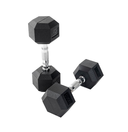 Rubber Hex Dumbbells
